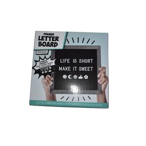 New Framed Letter Message Board 159 Letters, Numbers and Symbols Word Sign